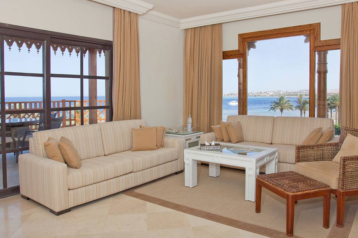 Makadi Spa Hotel in Hurghada Ägypten, Juniosuite mit Meerblick