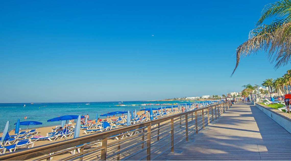 Vrissiana Beach in Protaras