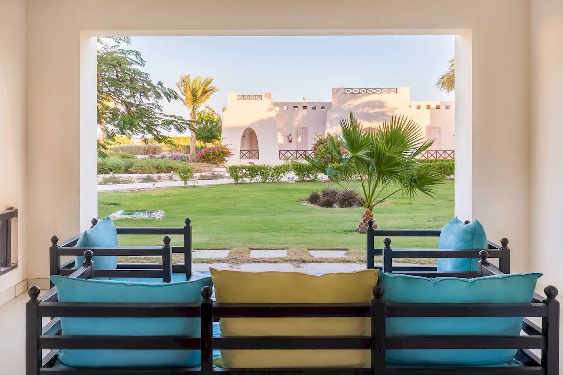 Hilton Marsa Alam Nubian Resort, De-luxe Zimmer, Gartenblick