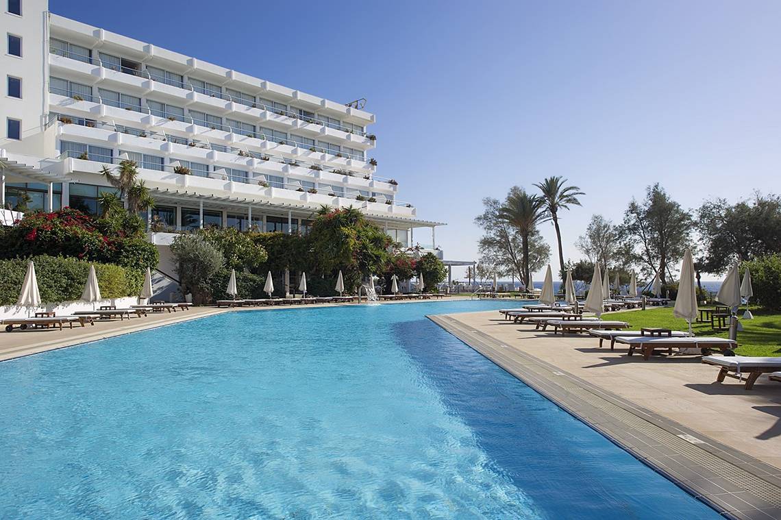 Grecian Sands Hotel in Ayia Napa, Aussenansicht des Hotels