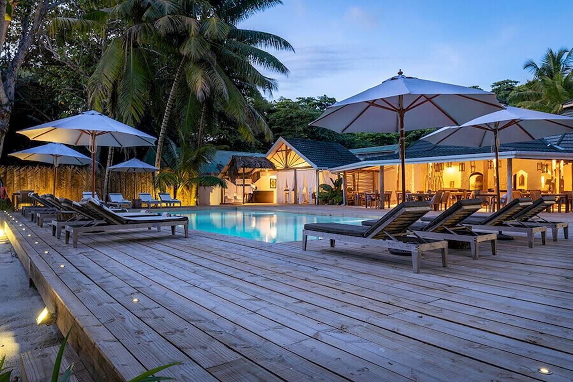 Bliss Hotel Praslin in Seychellen