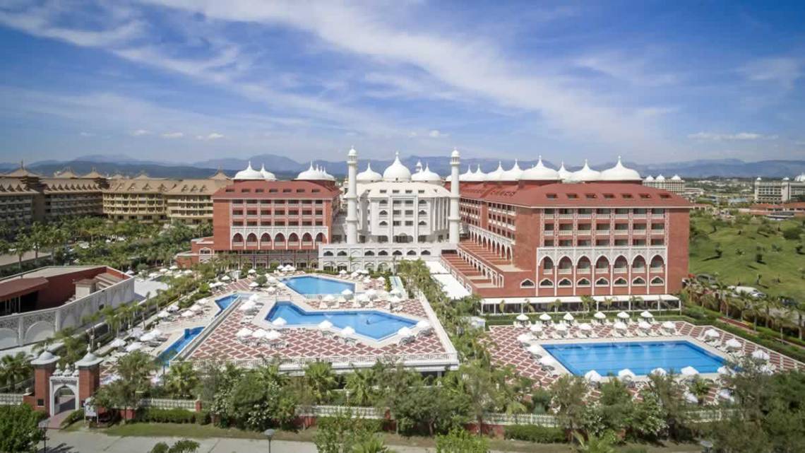 Royal Taj Mahal in Antalya, Aussenansicht des Hotels