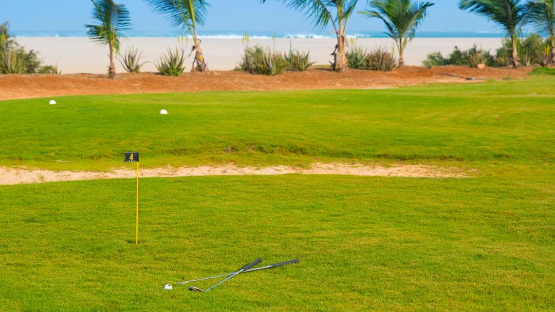 Golfplatz mit Palmen im VOI Praia De Chaves Resort