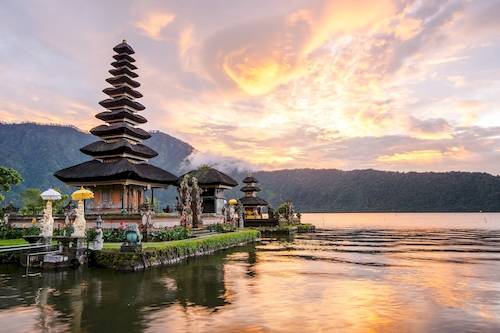 Bali, Indonesia, Südostasien, Pura Ulun Danu Bratan, Badeferien, Ferien