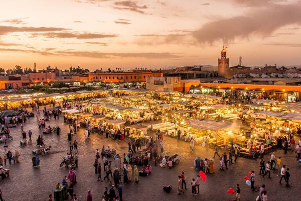 Familienferien Marrakesch Ferien, Markt
