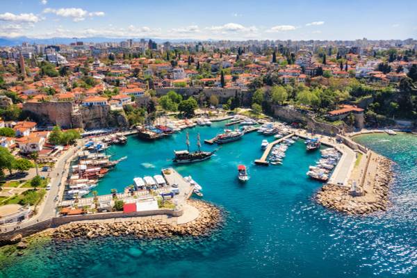Antalya oder Side - Der Hafen in Antalya