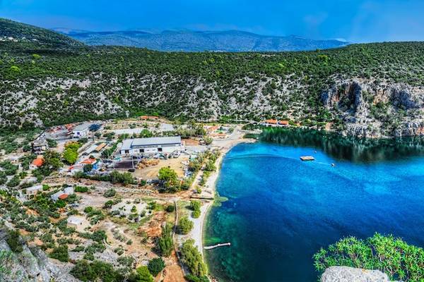 Bucht auf Peloponnes