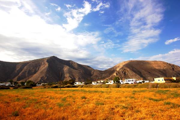 Berg Mesa Vouno auf Santorini