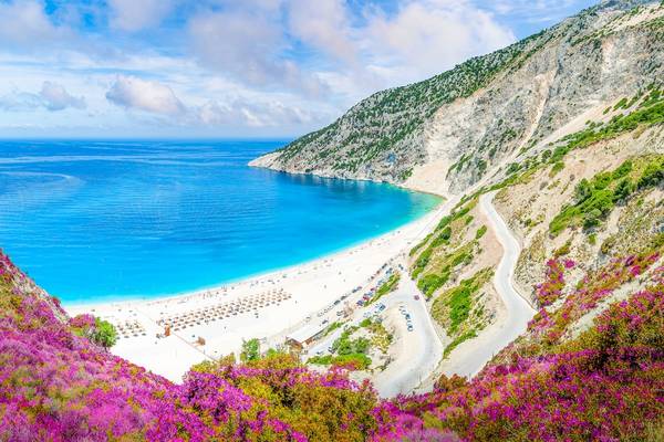 Der Myrtos Beach