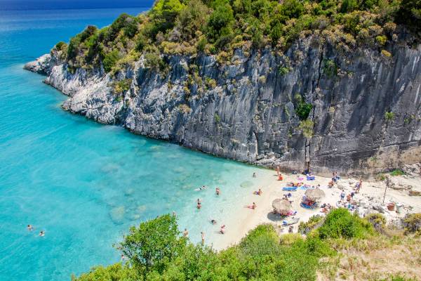 Der Xigia Beach auf Zakynthos