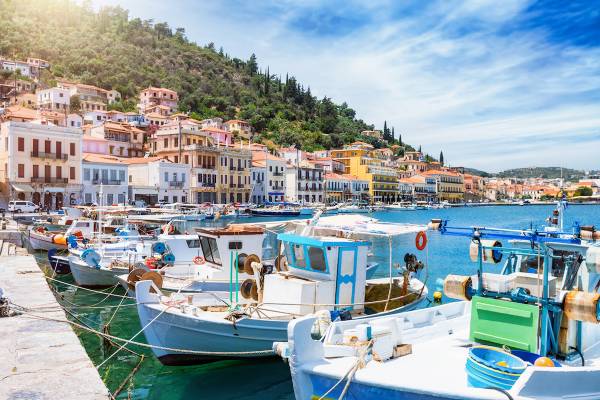 Fischerhafen von Gytheio in Peloponnes