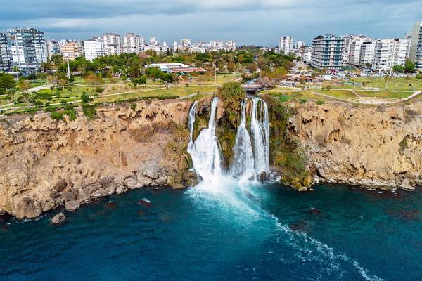 Die Düden-Wasserfälle in Antalya