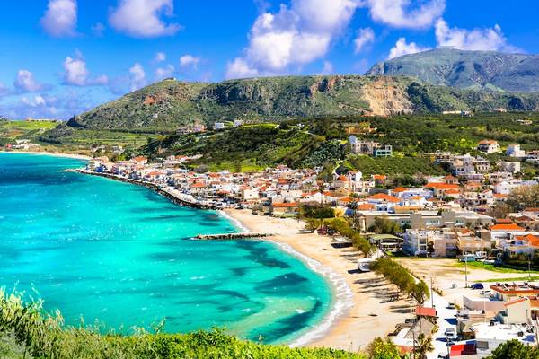 Der Strand von Chania