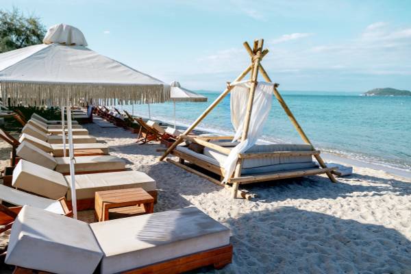 Strand in einem All-Inclusive Ultra Resort