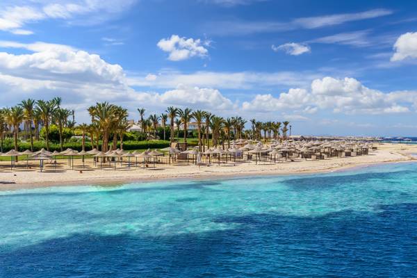 Der Strand in Marsa Alam in Ägypten