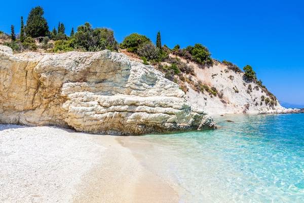 Strand auf Zakynthos in Griechenland