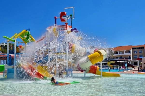 Ein Aquapark in Griechenland