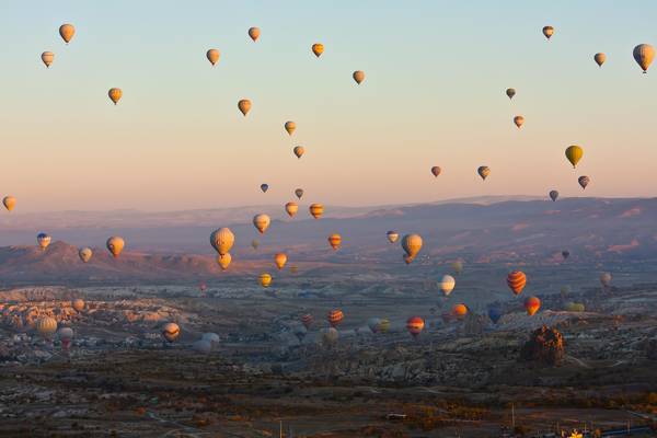 Luftballons über Kappadokien