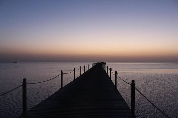 Sonnenaufgang über dem Meer