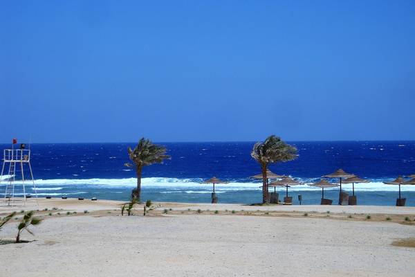 Sandstrand in Ägypten