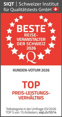 SIQT-Siegel für Easy Reisen - Hoch