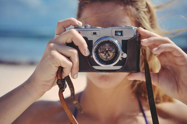 Kamera für Urlaubsaufnahmen in der Türkei
