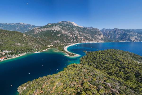 Landschaft mit Bergen in der Türkei