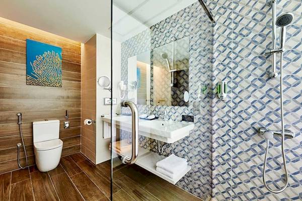 Badezimmer im RIU Atoll Hotel