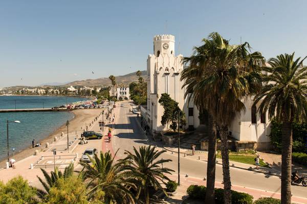 Straße am Meer auf Kos