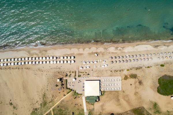 Hotelstrand im Urlaub