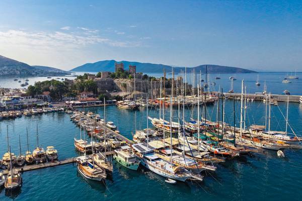 Die Marina in Bodrum