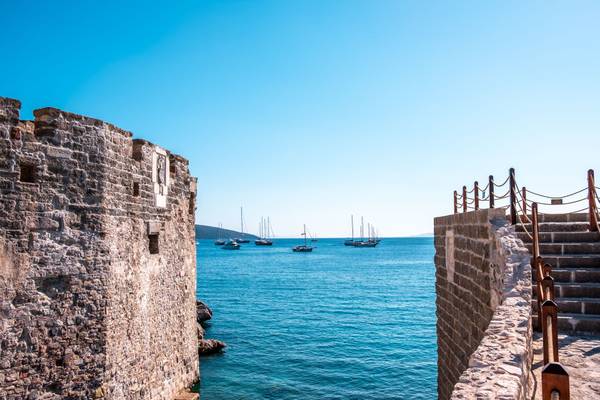 Blick auf das Meer vor Bodrum
