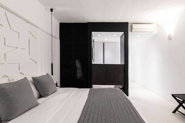 Schickes Zimmer im Nimbus Hotel mit modernem Design
