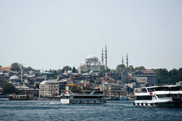 Fähren auf dem Bosporus
