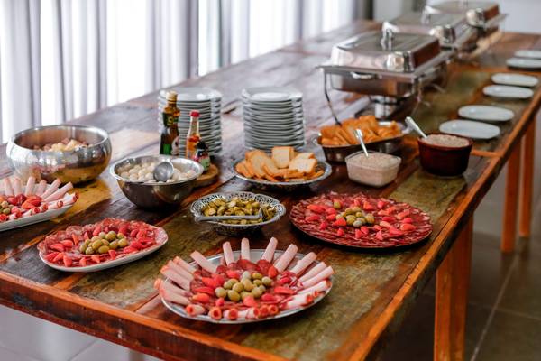 Essensbuffet in einem Hotel