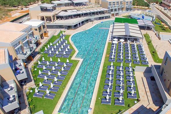 Kiani Beach Resort in Kreta, Pool