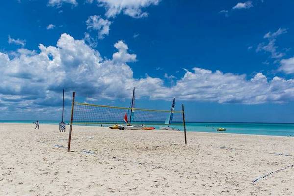 Strandvolleyballnetz am Blau Varadero Hotel