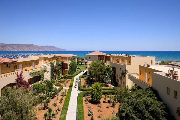 Vantaris Beach Hotel in Kreta, Aussenansicht des Hotels