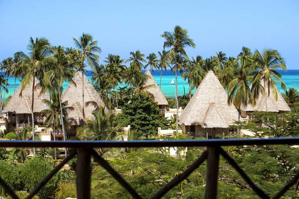 Aussicht auf das Meer vom Neptune Pwani Beach Resort & Spa.