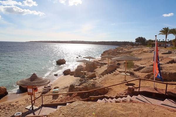 Sonnenuntergang am Strand des Sharm Club Beach Resort