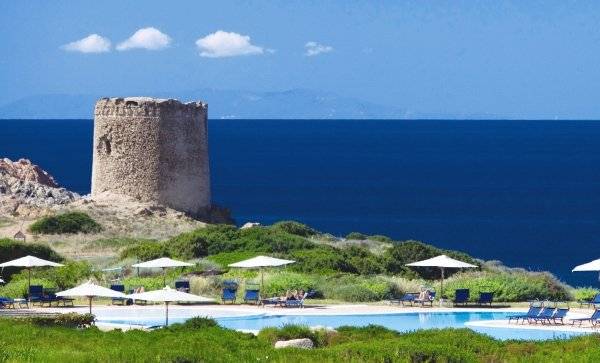 Schwimmbad mit Meerblick im Relax Torreruja Thalasso & Spa Hotel