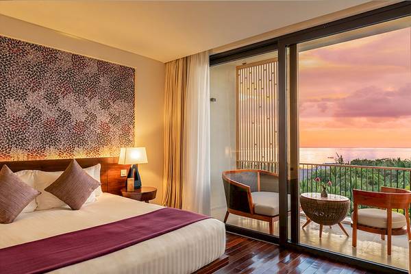 Zimmer im Salinda Resort mit Balkon und Meerblick auf Phu Quoc Island