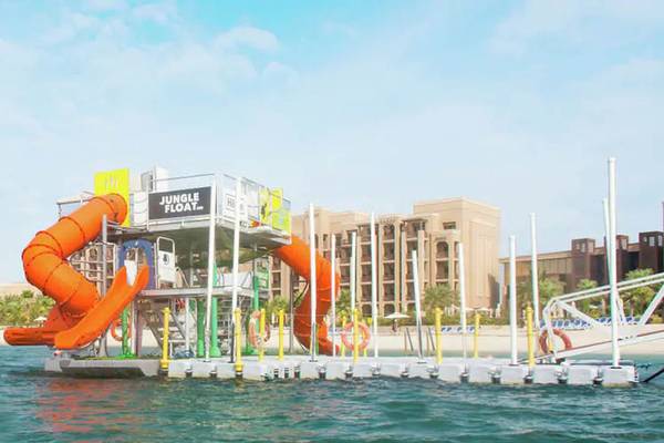 Wasserrutsche des DoubleTree by Hilton Resort & Spa auf der Marjan Insel