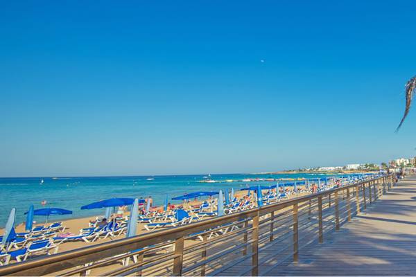 Vrissiana Beach in Protaras