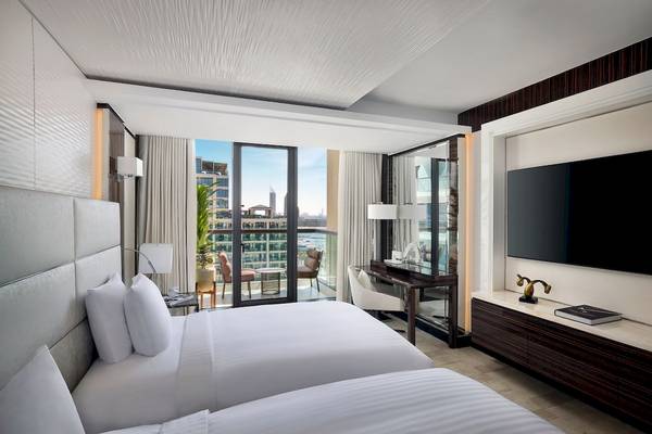 Doppelzimmer mit Meerblick im Marriott Resort Palm Jumeirah, Dubai