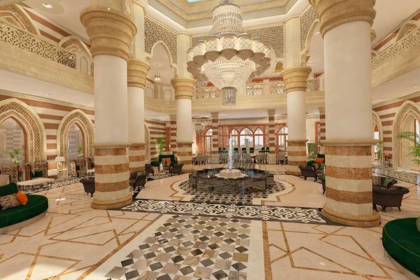 The Grand Palace Hotel in Hurghada - Empfangshalle