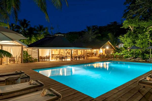 Bliss Hotel Praslin in Seychellen
