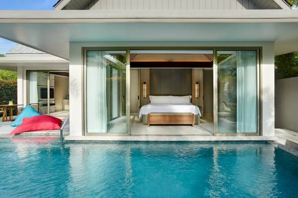 Villa am Pool mit offenem Zugang zum Schlafzimmer im Santiburi Koh Samui