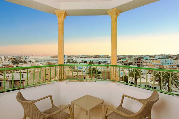 Ausblick vom Balkon des Iberostar Selection Royal El Mansour auf die Stadt