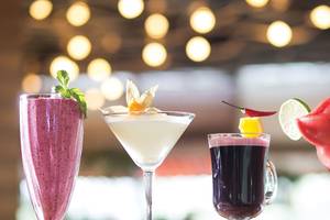 Getränke im Kristall Family Resort & Spa mit Cocktails und Smoothies.